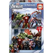 Puzzle 2x100 Avengers Assemble