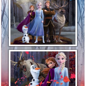 EDUCA Puzzle 2x100 peças Frozen II - 18111