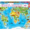 Educa Puzzle Mapa mundo de monumentos - 18116
