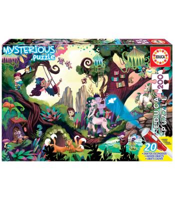 EDUCA Puzzle de 200 peças: Mysterious Bosque Mágico - 18612