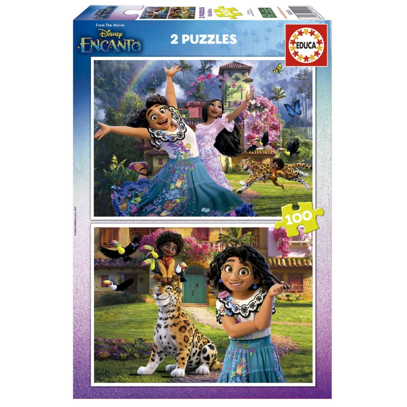 Educa Puzzle 2x100 peças - Encanto, Disney - 19201 