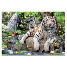 Puzzle "Tigres brancos de Bengala"