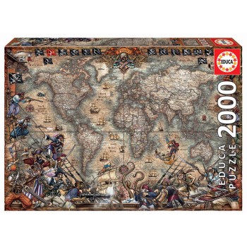 Puzzle - 18008 - Mapa de Piratas