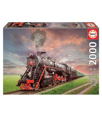 Puzzle - 18503 - Locomotiva a vapor EDUCA