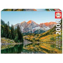 Educa Puzzle 2000 peças - Maroon Bells, Estados Unidos - 19279