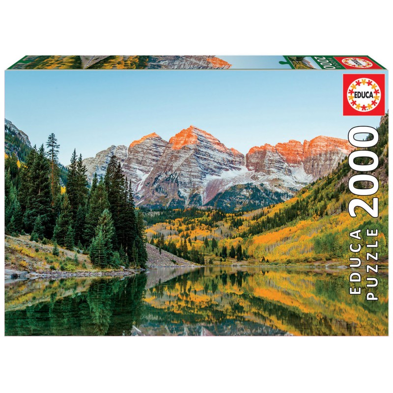 Educa Puzzle 2000 peças - Maroon Bells, Estados Unidos - 19279 