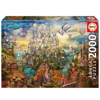 Educa Puzzle 2000 peças, Cidade Dos Sonhos - 19944 