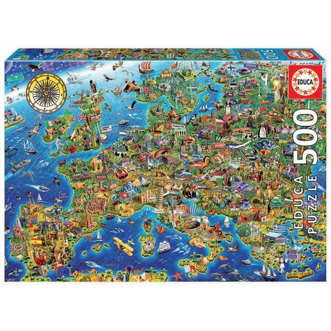 Educa Borrás - Mapa de Portugal Puzzle 150 Peças