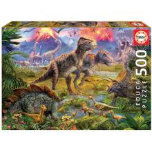 Puzzle "Encontro de Dinossauros"