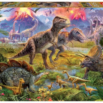 Puzzle "Encontro de Dinossauros"