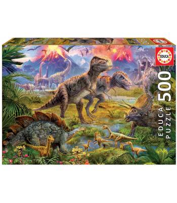 Puzzle "Encontro de Dinossauros"