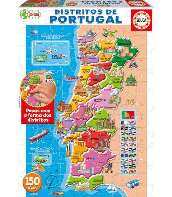 EDUCA Puzzle 150 - Mapa Portugal  - 16929
