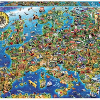Puzzle - 17962 - Mapa da Europa