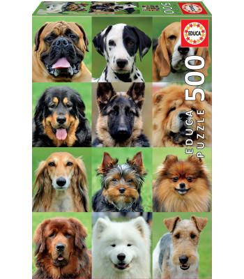 Puzzle - 17963 - Colagem de Cães