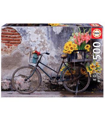 Puzzle - 17988 - Bicicleta com Flores