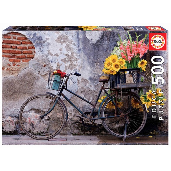Puzzle - 17988 - Bicicleta com Flores