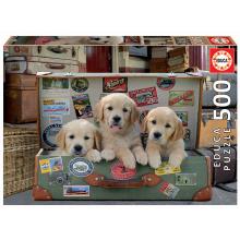 Puzzle Cachorros na mala - 17645 - EDUCA