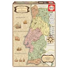 Puzzle - 18223 - Mapa Histórico de Portugal EDUCA