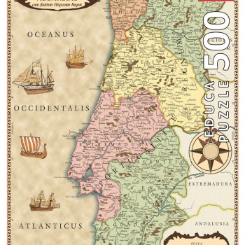 Puzzle - 18223 - Mapa Histórico de Portugal EDUCA
