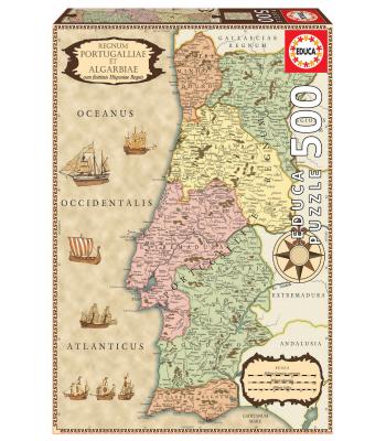 Puzzle - 18223 - Mapa Histórico de Portugal EDUCA
