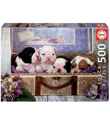 Educa Puzzle 500 peças - 19007 - Cachorros