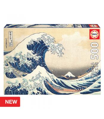 EDUCA Puzzle de 500 peças - A Grande onda de Kanagawa -19002 