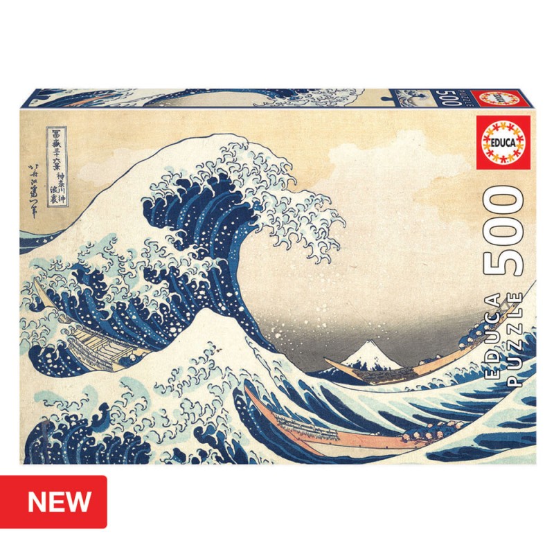 EDUCA Puzzle de 500 peças - A Grande onda de Kanagawa -19002 