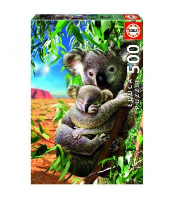 Educa Puzzle 500 peças - 18999 - Mamã et bébé Koala