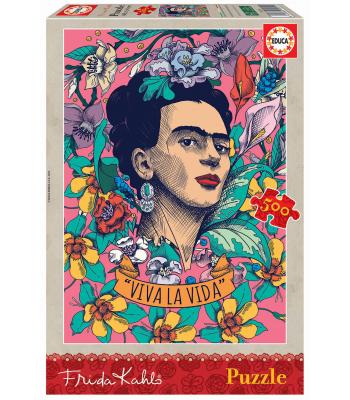 Educa Puzzle 500 peças - Viva la Vida, Frida Kahlo - 19251 