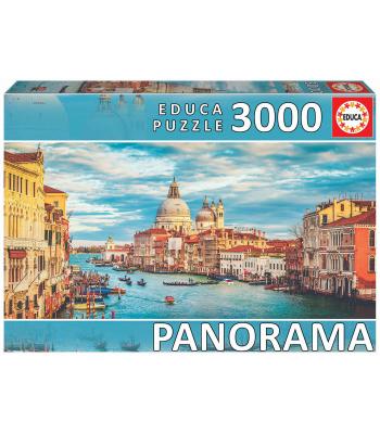 Educa Puzzle 3000 peças - 19053 - Grande Canal de Veneza Panorama 