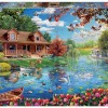 Puzzle 5000 Peças - 19056 - Casinha no Lago