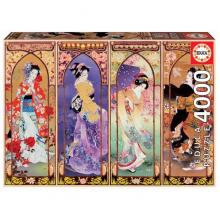 Educa Puzzle 4000 peças - Colagem Geishas Japão - 19055