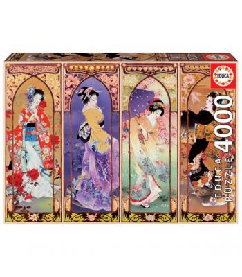 Educa Puzzle 4000 peças - Colagem Geishas Japão - 19055