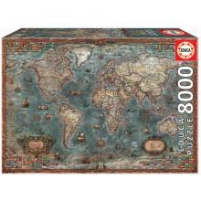 Puzzle - 18017 - Mapa Histórico do Mundo
