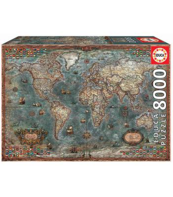Puzzle - 18017 - Mapa Histórico do Mundo