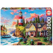 Puzzle - 18507 - Farol Junto ao Oceano EDUCA