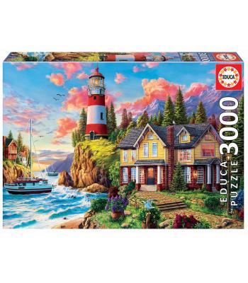 Puzzle - 18507 - Farol Junto ao Oceano EDUCA