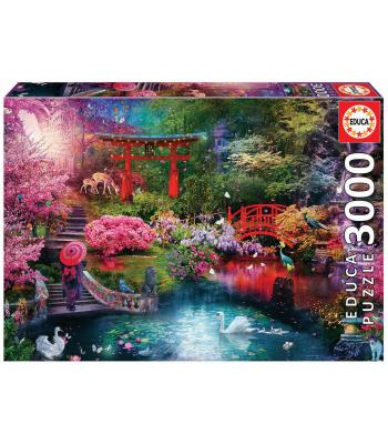 Educa Puzzle 3000 peças - Jardim Japonês - 19282 