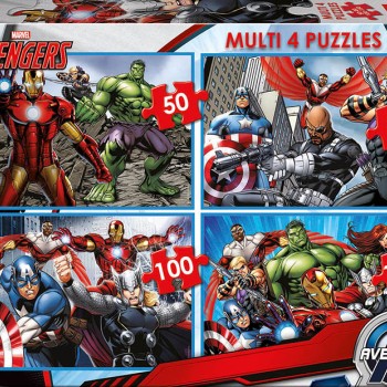 EDUCA Multi 4 puzzles Avengers - 16331