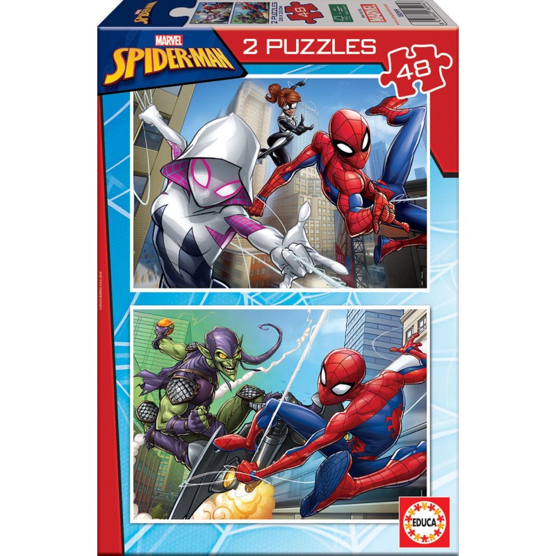 Puzzle 2x48 Spiderman - 18099 - Educa