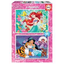Puzzle 2x48  Ariel e Jasmine - 18213 - Educa