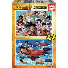 EDUCA Puzzle 2x100 peças Dragon Ball - 18214