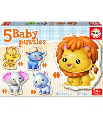 Educa Baby Puzzle - Animais Selvagens - 14197