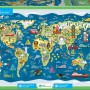 Educa Puzzle 200 peças - 17727 - Mapa-múndi, Sean Sims – Aldeias de Crianças SOS