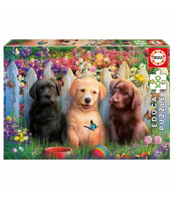 Educa Puzzle 100 peças, Cachorros - 19994