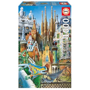Puzzle "Collage" Gaudi miniatura