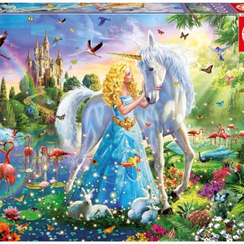 Puzzle - 17654 - A Princesa e o Unicórnio