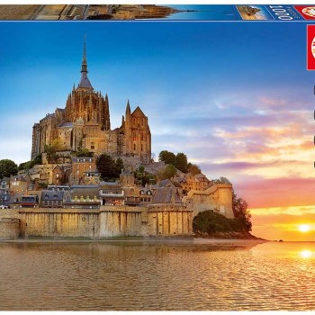 Puzzle - 17665 - Monte Saint Michel, França