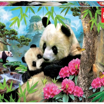 Puzzle - 17995 - Ursos Panda 