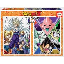 Puzzle 2x500  - 18487 - Dragon Ball EDUCA